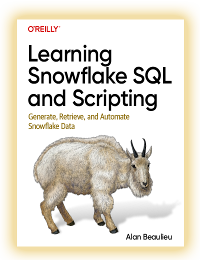 Learning Snowflake SQL and Scripting
