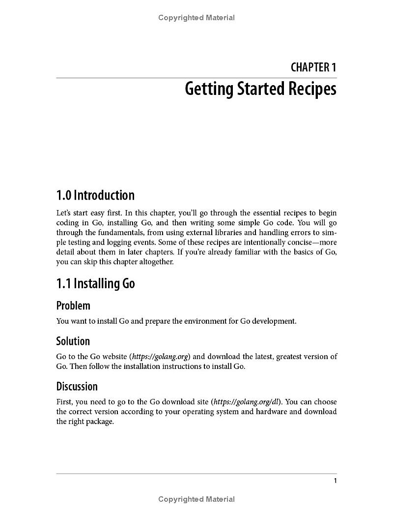 Go Cookbook pdf