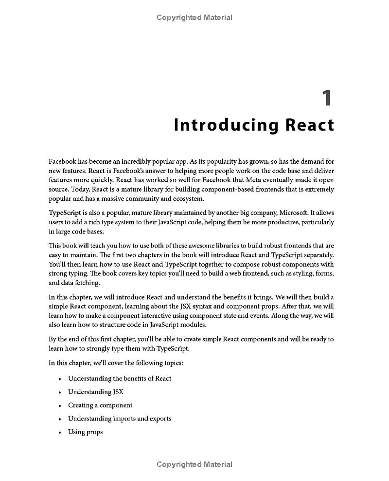 learn react with typescript - second edition