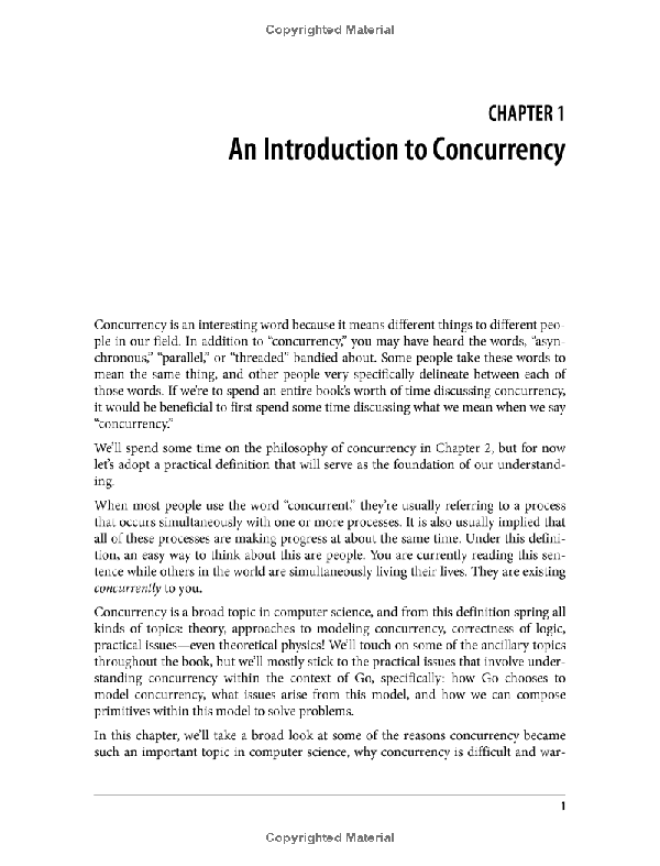 book Concurrency in Go
