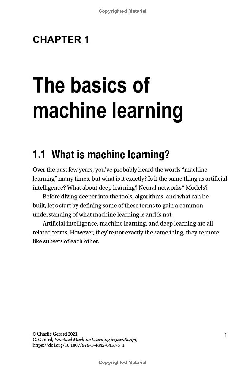 Practical Machine Learning in JavaScript pdf